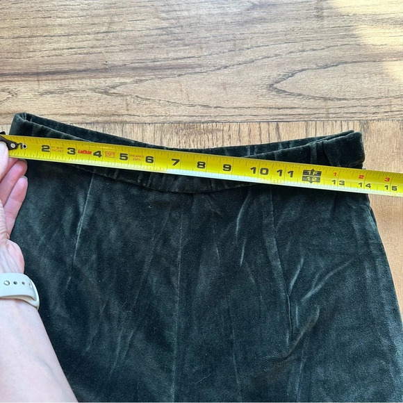 Pendleton Vintage Wool Velvet Green Dress Pants Size 10 - Picture 5 of 9